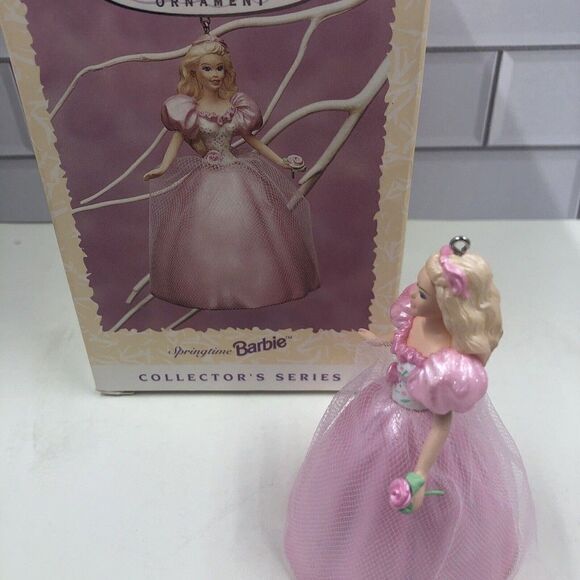 Hallmark Keepsake Ornament Springtime Barbie 1996 New Collector's Series #2 - Picture 4 of 7
